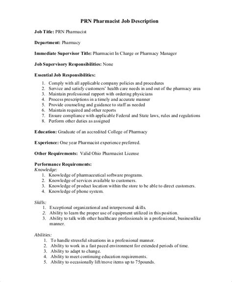how to change pharmacist in fda|Career Descriptions .